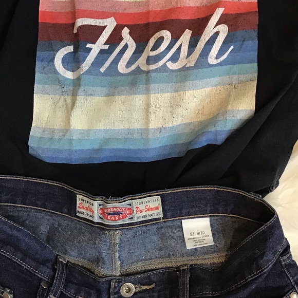 Hydraulic Jeans Denim Distressed Hemline S… - Picture 6 of 8